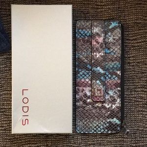LODIS Italian Leather Card Holder With Box